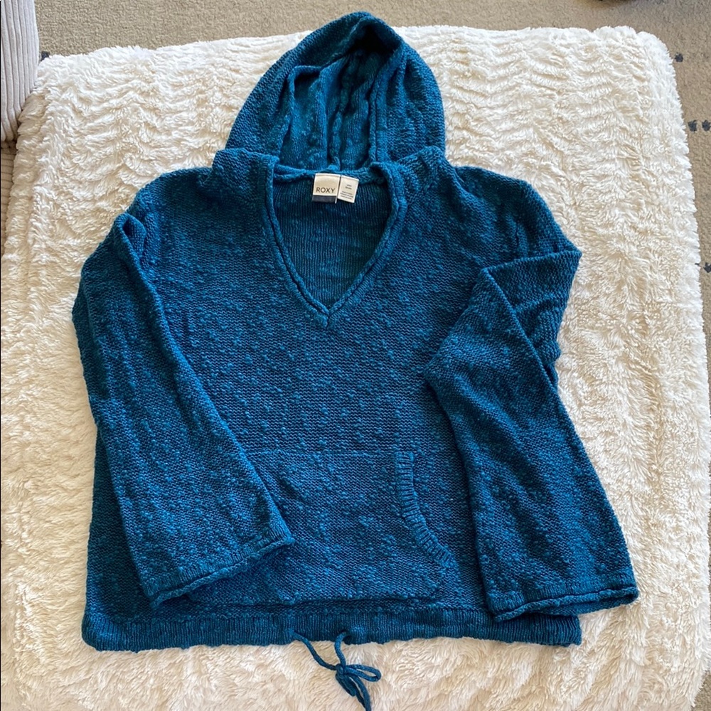Roxy Tea V-Neck Sweater Soft Knit